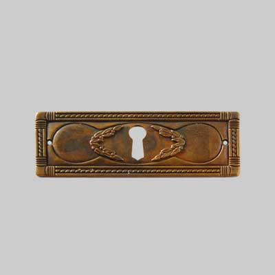 Bocchetta Per Mobili '5038/A3' Orizzontale 96X34 Mm - Patinato Antico - Giusti