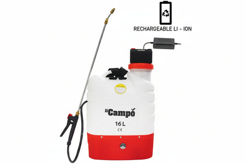 Pompa A Zaino A Batteria Litio 12V Lt.16 Cm.38X18,5X52H. Il Campo