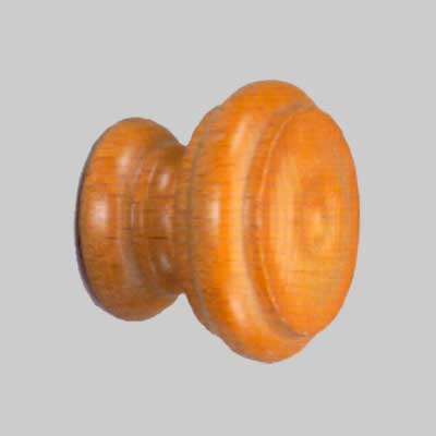 Pomolo Legno Verniciato 102 Ø 40 - Noce Chiaro