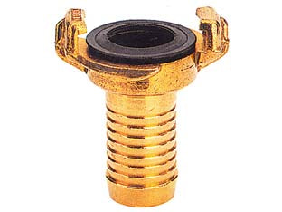 Raccordo Rapido Baionetta Con Portagomma Ottone- - Mm.25 1 - 10 Pezzi Il Campo