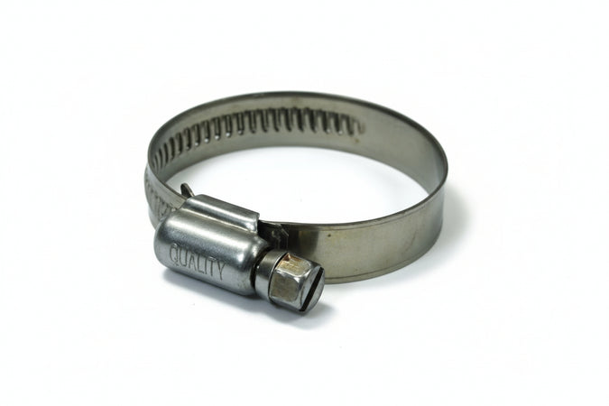 Fascetta Stringitubo In Acciaio Inox Aisi 304 Mm.10- - Ø Mm.8/12 - 100 Pezzi Quality