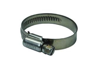 Fascetta Stringitubo In Acciaio Inox Aisi 304 Mm.10- - Ø Mm.32/50 - 50 Pezzi Quality