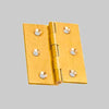 Cerniera Fresata Mezzo Collo 50X40 Mm - Bronzata - 24 Pezzi
