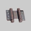 Cerniera A Molla Doppia Azione 75 Mm - Ottonata - 2 Pezzi