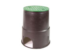 Pozzetto Pvc Tondo Con Coperchio Ø Mm.200X230H.