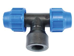 Raccordo A Compressione Ti Filetto Femmina Pn16 Ø Mm.63X2