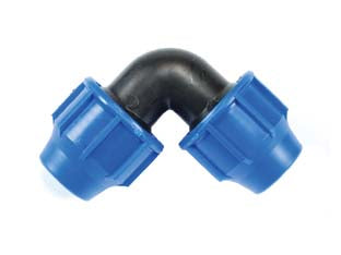 Raccordo A Compressione Gomito 90 ° Pn16- - Ee ¸ Mm.32X32 - 10 Pezzi