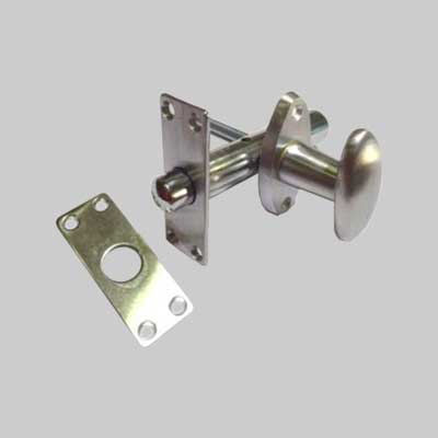 Catenaccio A Cremagliera 80 Mm - Ottone Lucido