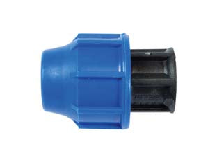 Raccordo A Compressione Tappo Femmina Pn16- - Ø Mm.40 - 10 Pezzi