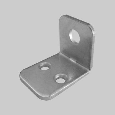 Squadretta Per Mobili 22X28 Mm - Ottonata - 100 Pezzi