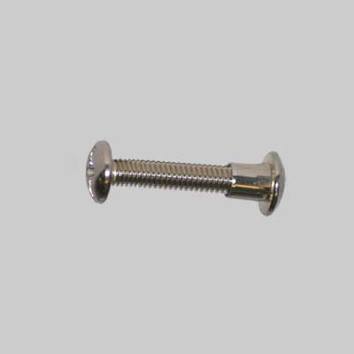 Vite Per Sedia 30 Mm - Nichelato - 50 Pezzi