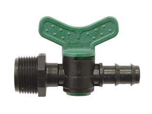 Valvola Cilindro Maschio E Portagomma In Polipropilene- - Ø Mm.16X M 3/4 - 50 Pezzi