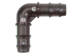 Raccordo Portagomma Gomito A 90 ° In Polipropilene- - Ee ¸ Mm.25 - 20 Pezzi