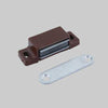 Chiusura Magnetica Quadra 15X48 Mm - Marrone - 100 Pezzi