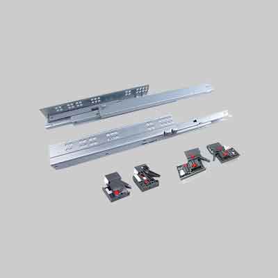 Guida Per Cassetti Ad Estrazione Totale Sincronizzata Con Chiusura Soft 45 Cm