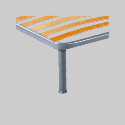 Kit Piedi In Metallo Per Letti Ø 50 Mm - H 400 Mm - Conf. 4 Pezzi