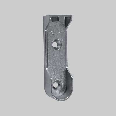 Reggitubo Laterale Tubo Ovale 15X30 Mm - Nichelato - 50 Pezzi