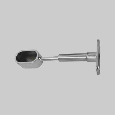 Reggitubo Laterale Chiuso Ovale 15X30 Mm - Ottonato