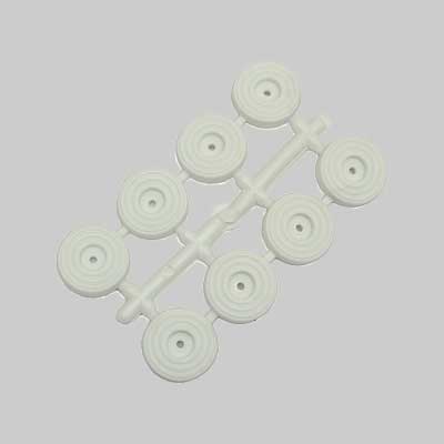 Sottosedia Ø 25 Mm - Bianco - Blister 8 Pezzi - 12 Confezioni