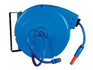 Avvolgitubo Automatico A Parete Mt.20 Mt.20 Di Tubo Pvc Ø Mm.12 Pressione 6 Bar Max Il Campo