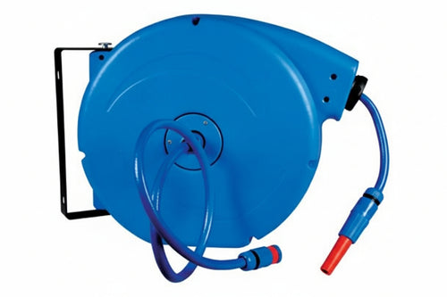 Avvolgitubo Automatico A Parete Mt.20 Mt.20 Di Tubo Pvc Ø Mm.12 Pressione 6 Bar Max Il Campo