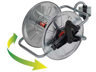 Avvolgitubo Murale Girevole Zincato Mt.50 130It Agrati