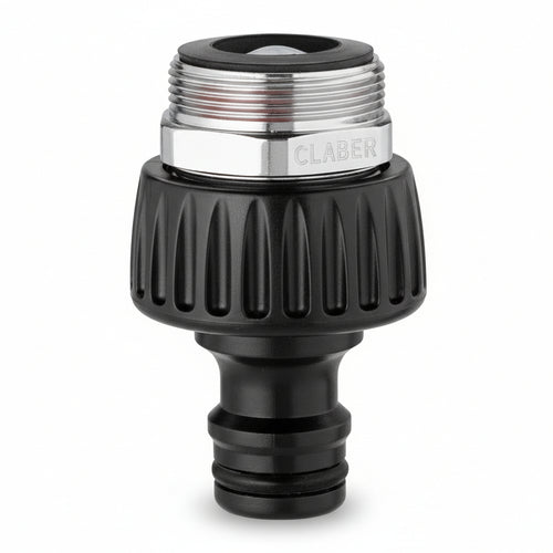 Presa Rubinetto Con Adattatore In Metallo In Blister 8597 - 1 Blister Claber