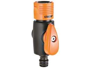 Raccordo Rapido Con Rubinetto M/F In Blister 8601 - 2 Blister Claber