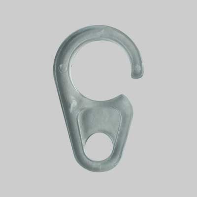 Gancio Per Tende Con Occhiolo Ø 10 - Colore Trasparente - 1000 Pezzi