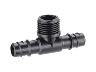 Raccordo Per Microirrigazione Tubo 1/2 A 3 Vie M 1/2 In Bl. 91072 - 5 Blister Claber