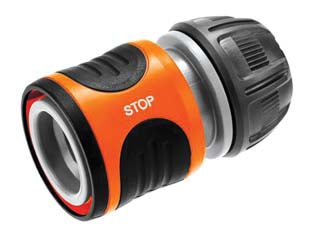 Raccordo Rapido Con Portagomma E Acquastop- - Per Tubi Da 3/4 In Blister (18214-20) - 2 Blister Gardena