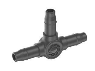 Raccordo A T Tubo Per Tubo Da 3/16 Per Microirrigazione- - Per Tubo Da 3/16 Conf.Pz10 In Blister(13211) - 5 Blister Gardena