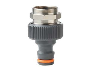 Presa Rubinetto Con Adattatore In Metallo- - 3/4 Est M24X1 Int M22X1 - Blister - 80002431 - 2 Blister Gf