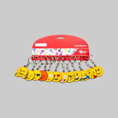 Portachiavi 'Emoji' Silca Confezione 12 Pezzi - Silca