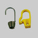 Gancio Per Treccia Elastica Ideal Star In Nylon - 100 Pezzi- Ideal Star