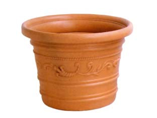 Vaso In Plastica Festonato Doppio Bordo Ø Cm.50X38 H.