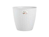 Vaso Natural Bianco- - Ø Cm.29X26.5H. - Lt.12.5 - 2 Pezzi Stefanplast
