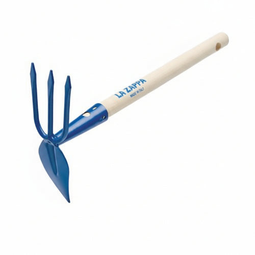 Zappino Cuore Con Tridente Con Manico Legno- - Cm.6,5X29 - 3 Pezzi Agef