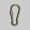 Moschettone Con Ghiera Inox 80 Mm