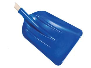 Pala In Poliammide E Fibra Di Vetro Per Neve E Granaglie Blu Cm.36X49H. Gr.800