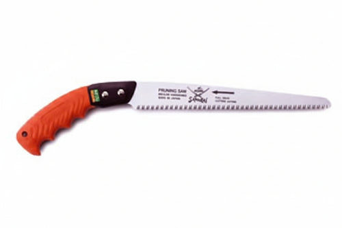 Segaccio Per Potare Di Precisione Con Fodero- - Lama Dritta Mm.150 (Gsf-150-Sh) Manico Arancio - 1 Blister Samurai