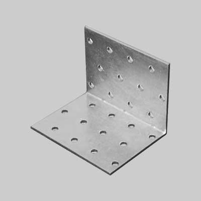 Piastra Ad Angolo Pesante 623 80X80X60 Mm - 50 Pezzi