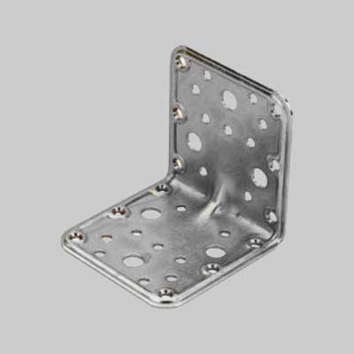 Piastra Ad Angolo 8 60X60X45 Mm - 50 Pezzi