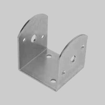 Piastra Ad 'U' Per Travi Inclinate 80X85X80 Mm