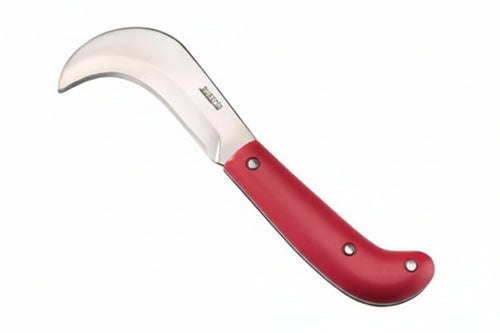 Roncola Lama In Acciaio Al Carbonio Manico In Plastica Cm.16 33015 Ausonia