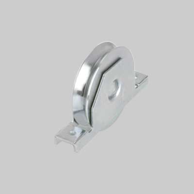 Ruota Con Supporto Interno Per Cancelli Gola Y A Cuscinetti 120 Mm