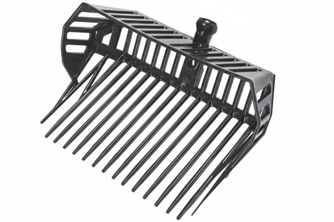 Forca Per Fieno In Abs Con Cestello 16 Denti Cm.42 Gr.780