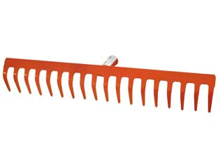 Rastrello In Acciaio Verniciato Spessore Mm.4- - 12 Denti - 5 Pezzi Il Campo