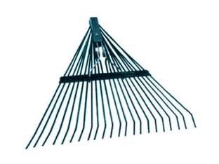 Scopa Per Foglie Regolabile Modello Inglese- - 24 Denti - 3 Pezzi Il Campo