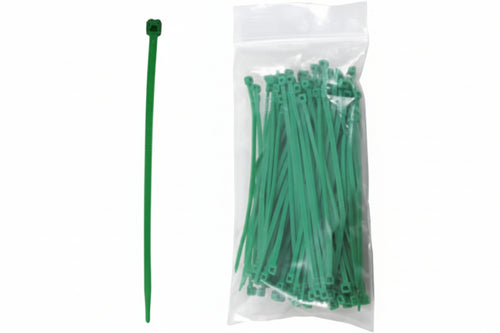 Fascette Nylon Verdi In Confezione Pezzi 100- - Mm.4,8X300 - 1 Busta T-Rex